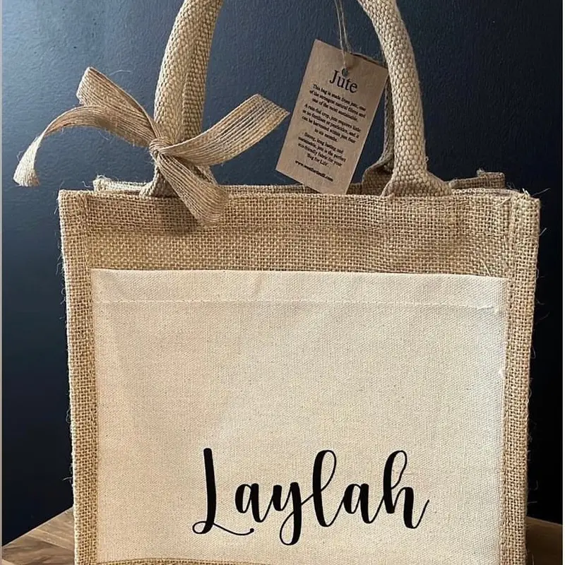 Personalised Jute bag 0