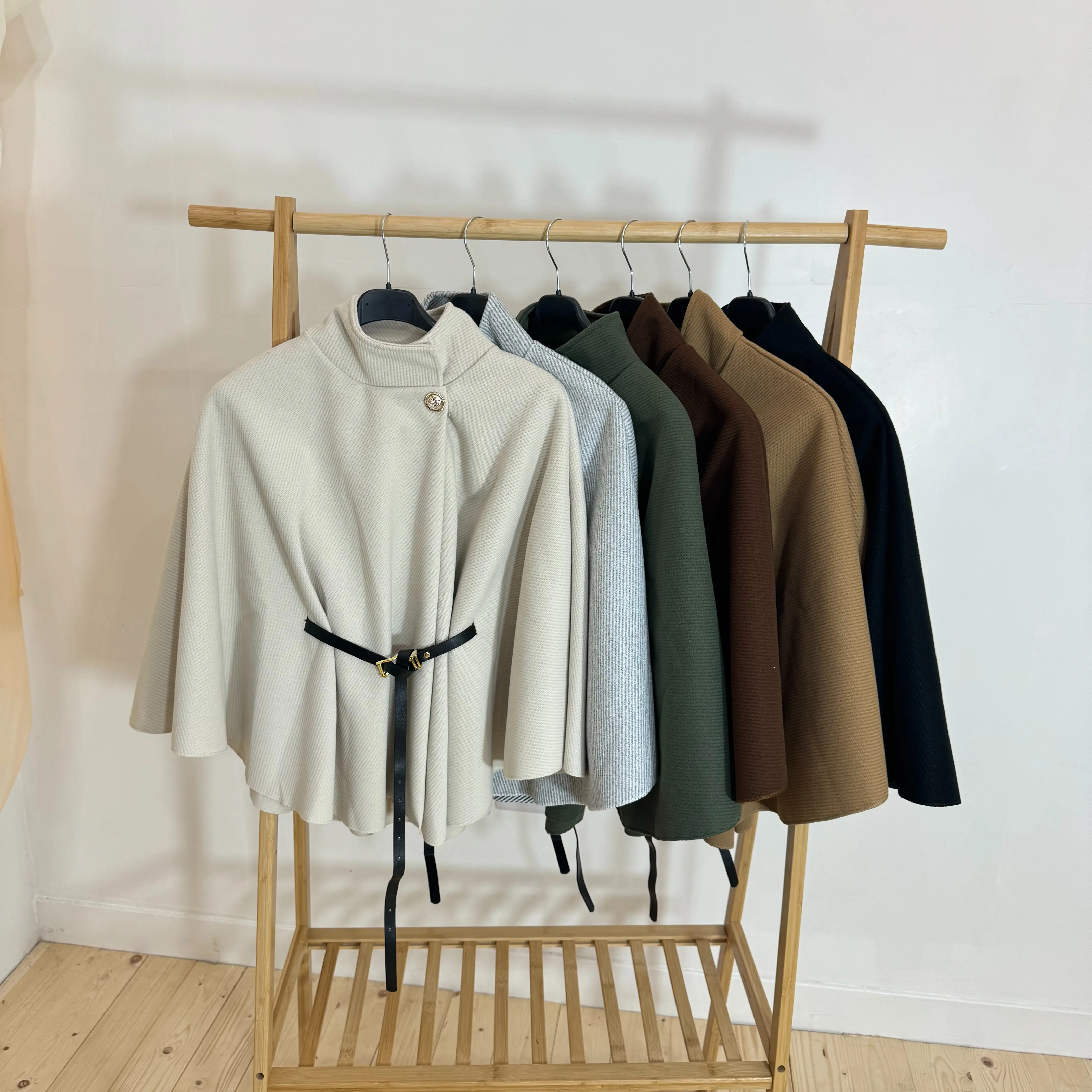 Cape Jacket With Belt
