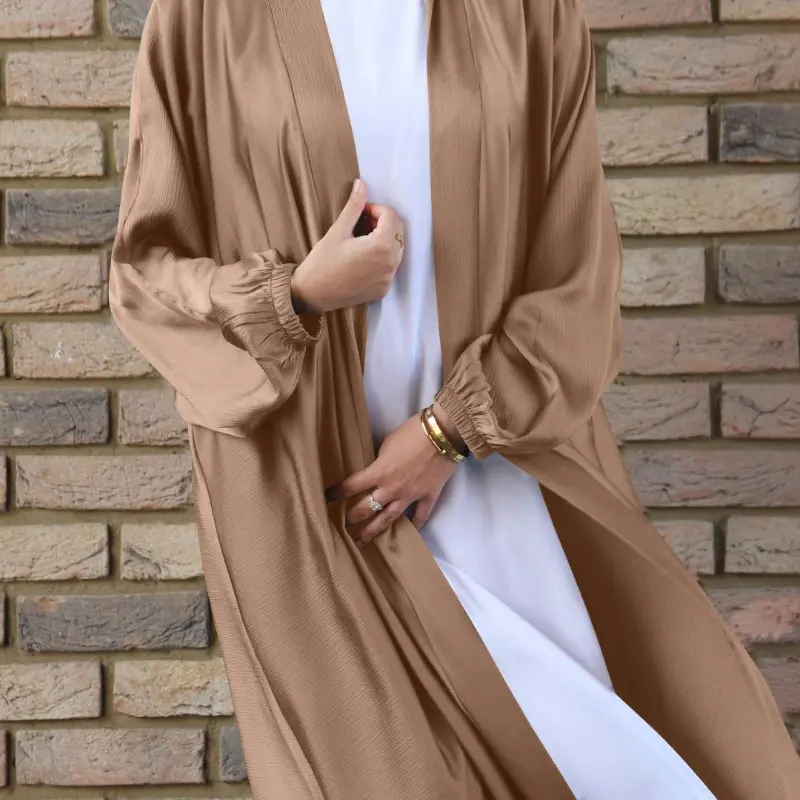 Hot-selling, women's casual large-size cardigan robe bundle sleeve dress LR469 6