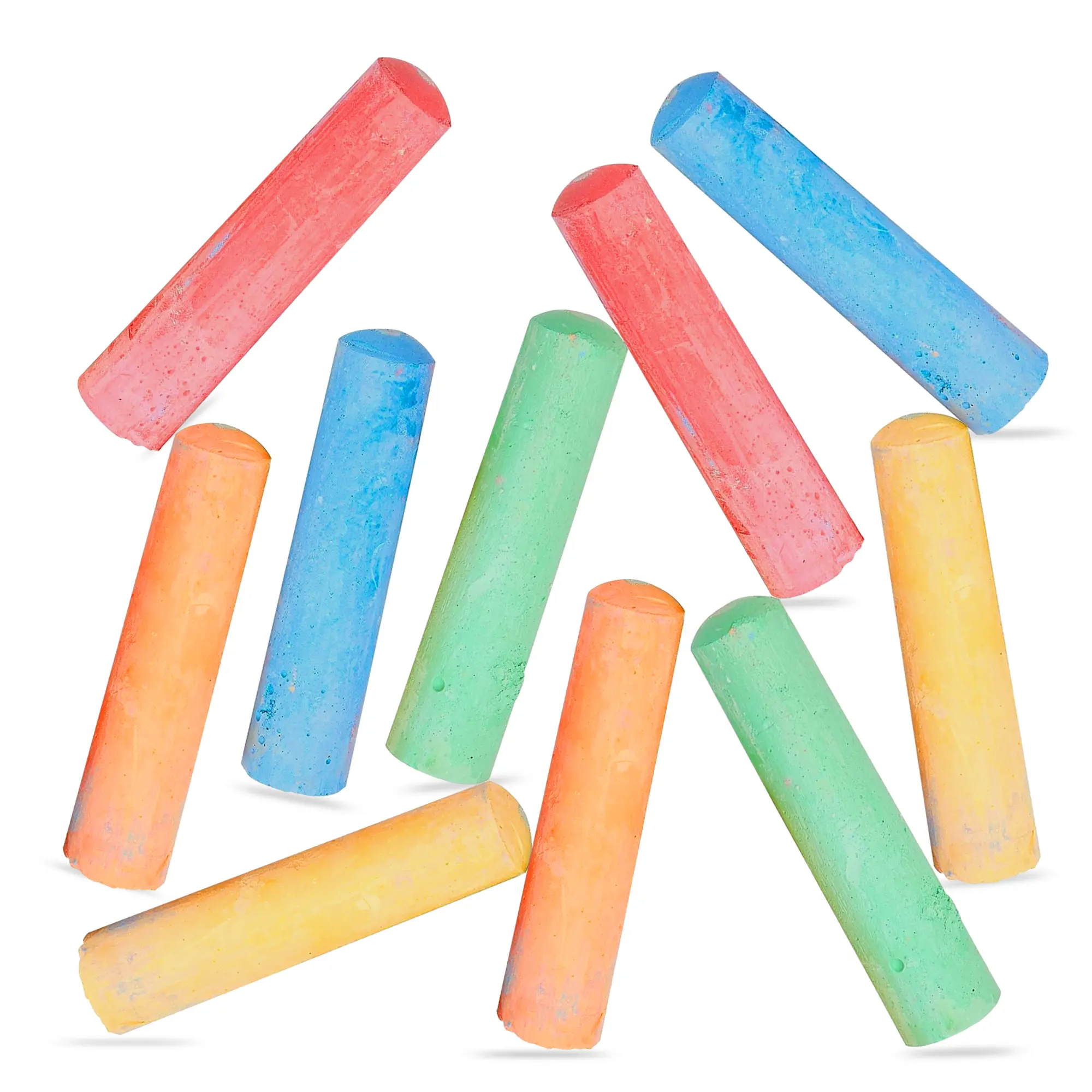 G4GADGET 10 x Jumbo Children Pavement Chalk Playground School Kids Blackboard Chalks