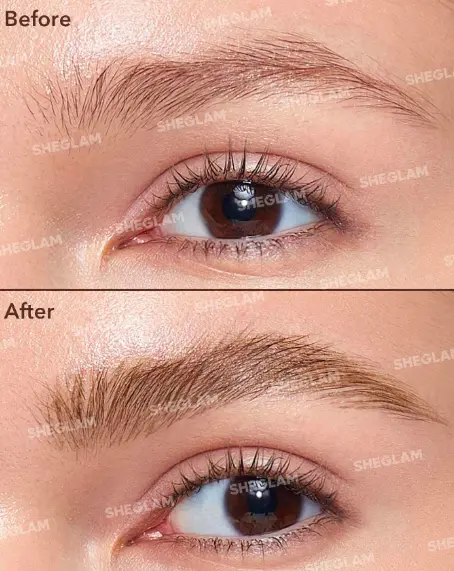 Brow-Fection Angled Brush & Dip-Espresso Hair-Like Strokes Liquid Eyebrow Gel Pen - Natural Shaping, Outlining, Filling - Long Lasting, Quick Drying Eyebrow Makeup - Eyeliner Lipliner Cosmetic sheglam eyebrow sheglam brow 5
