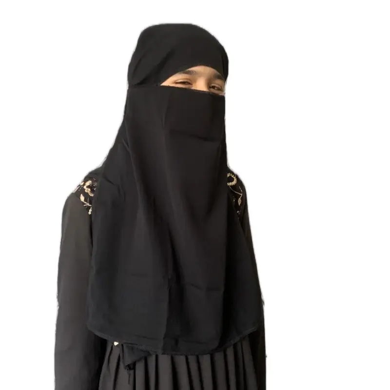 Niqab,Veil Face Cover Muslim Women Hijab Abaya Single And Double 0
