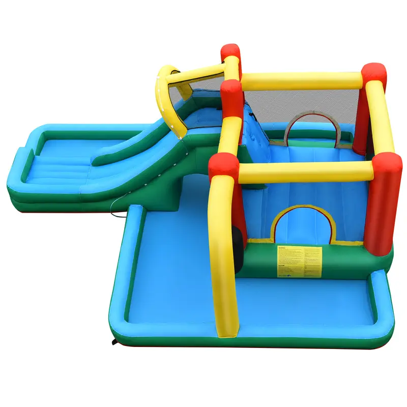 COSTWAY Inflatable Water Slide Kids Jumping Bounce House with Slide (without Blower) 3