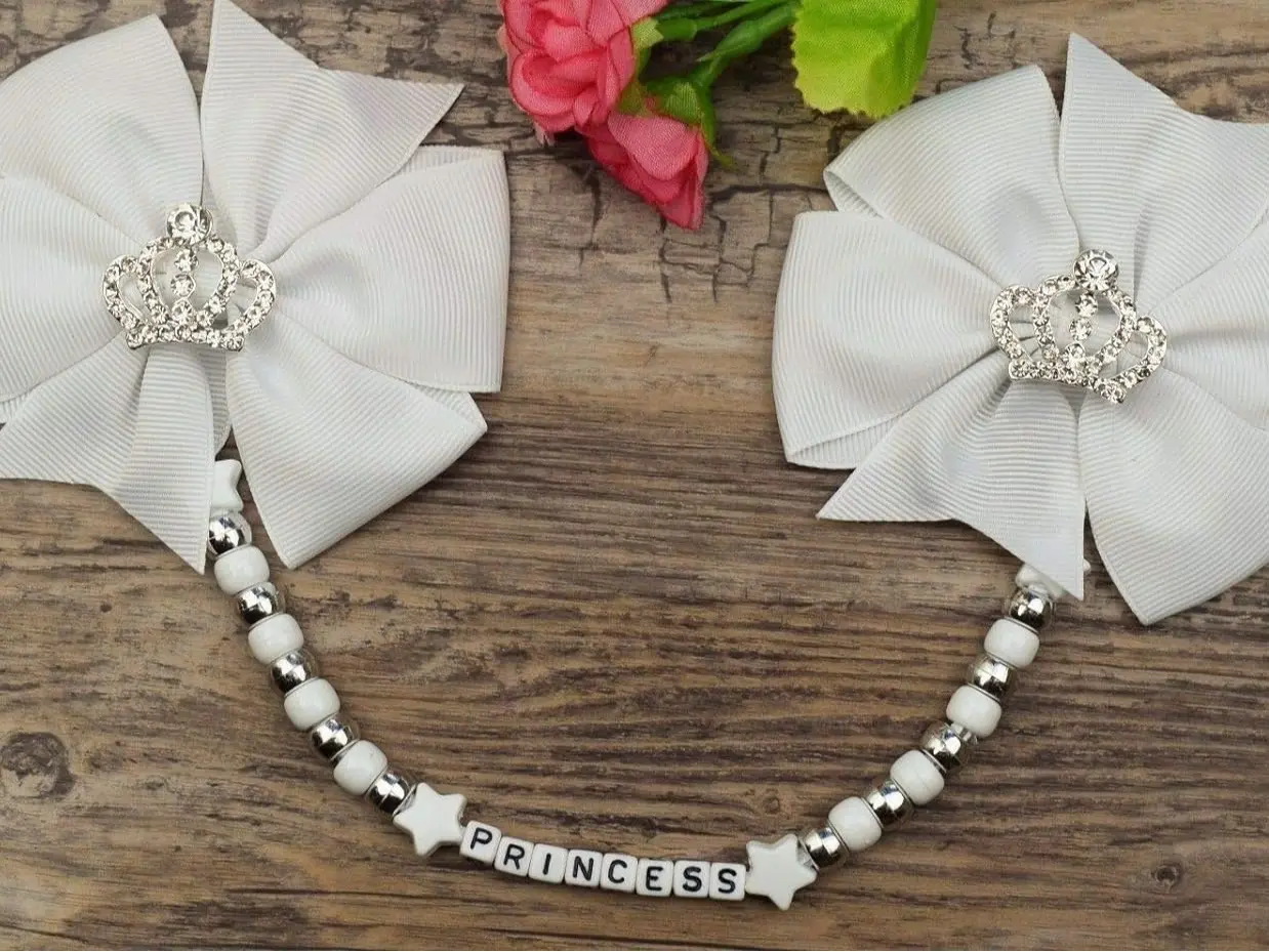 Personalised pram charm in multi color baby girls and boys
