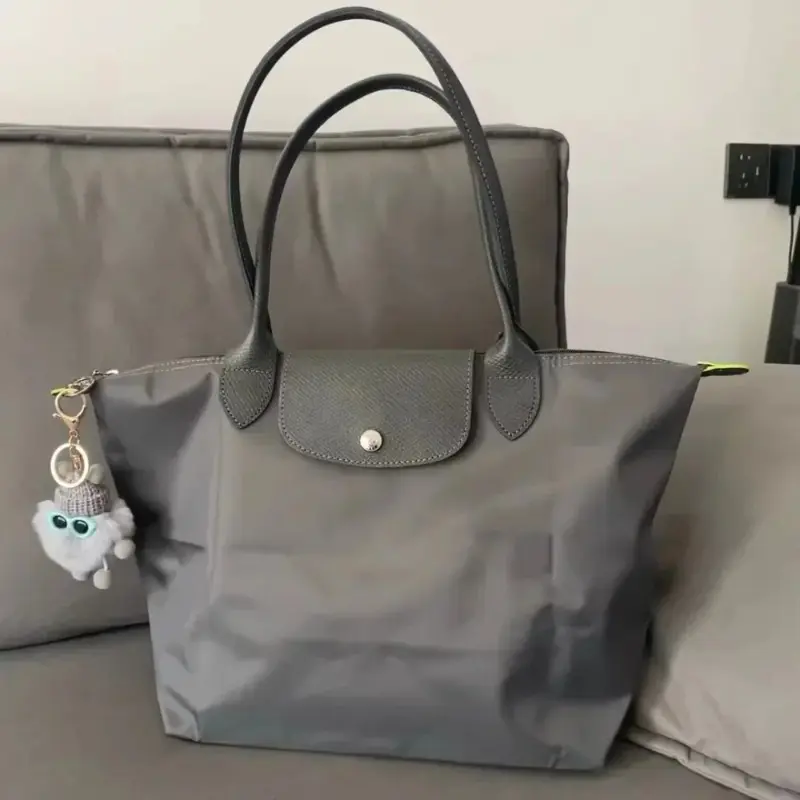 Women Folding Designer Fashion Casual Shoulder Bag High Quality Nylon Handbags Sac Large Capacity Classic Tote Bag New 6