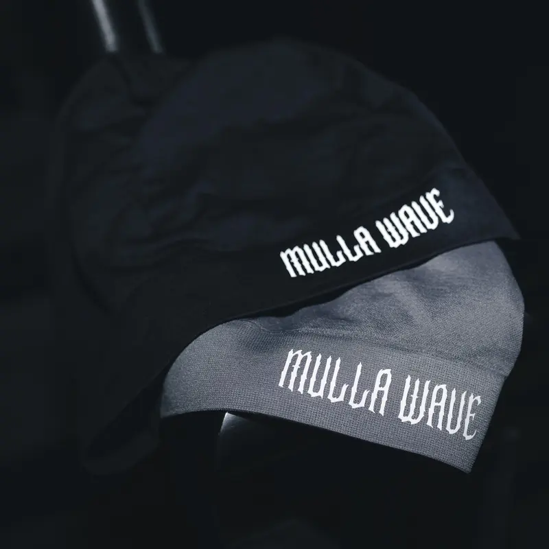 MULLA WAVE (BLACK) skull cap 4