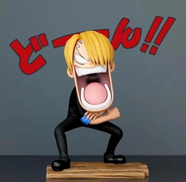 Product Introduction of One Piece Luffy Figures Three Sanji Monkey D Luffy Roronoa Zoro Figurine Statues The Trio PVC Anime Model - 15cm Home Decor 8