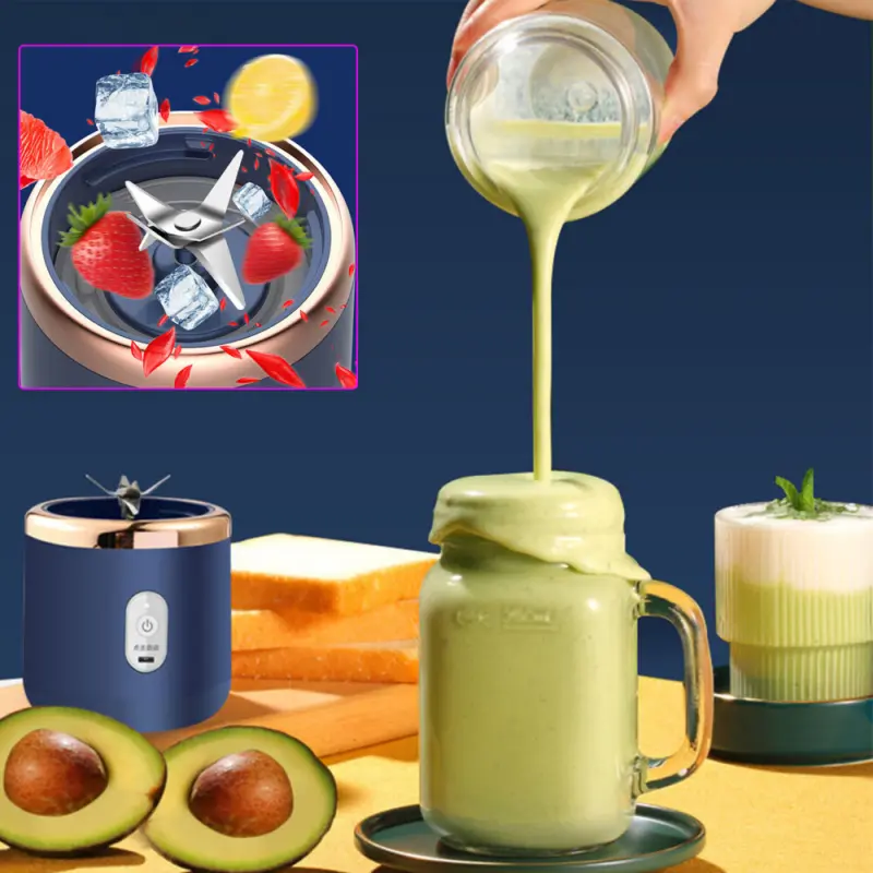 Electric Juice Maker Portable Blender Smoothie USB Mini Juicer Fruit Machine UK 5