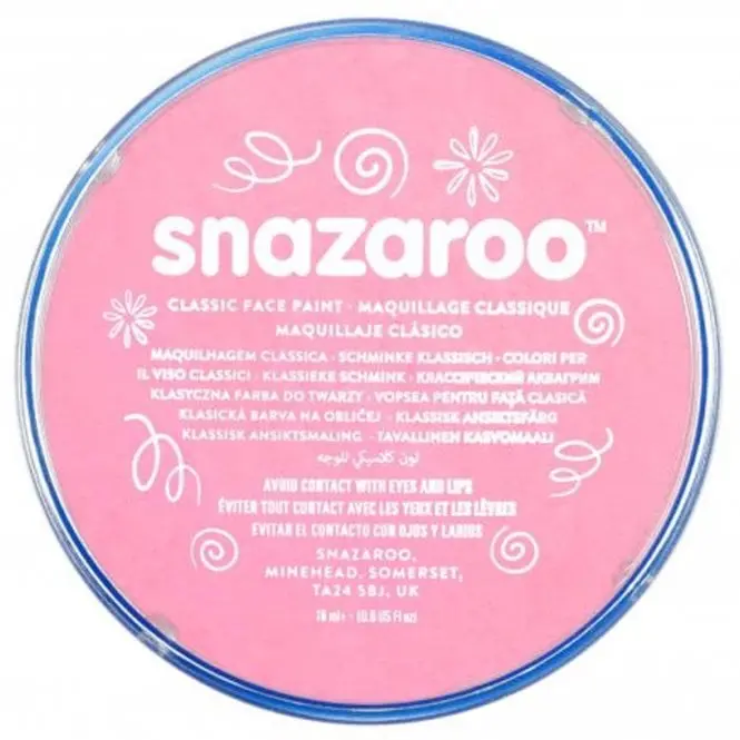 Snazaroo Pale Pink Face Paint - Cruelty Free & Water Based Face Paint 18ml 0