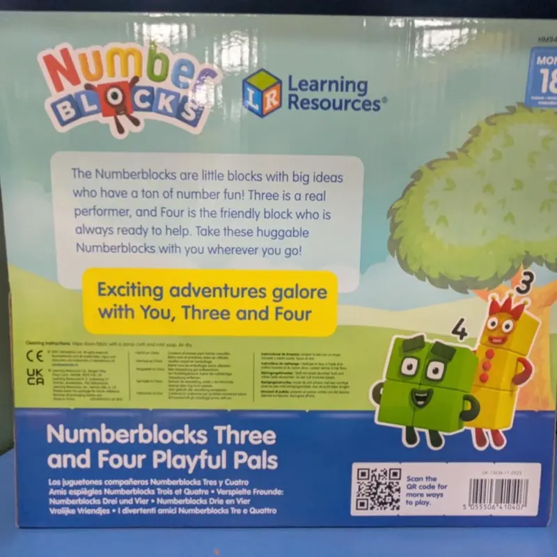 Numberblocks Three and Four Playful Pals 1
