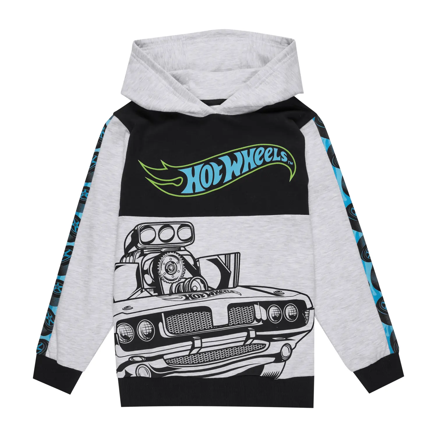 Hot Wheels Hoodie | Boys Cotton Hoodie | Jumper For Boys | Official Merchandise