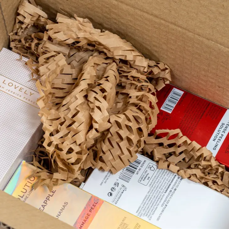 Sustainable Packaging Scotland | Honeycomb Paper Bubble Wrap | Mini Packs Hexcel | 390mm x 50M | Paper Cushioning | UK Manufactured | 4