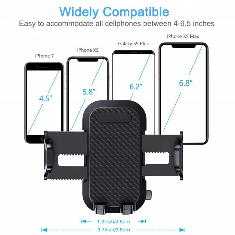 ​​Universal Car Phone Holder 360° Rotatable Mount for Windshield Dashboard Cradle with Anti-Slip Grip​ 5