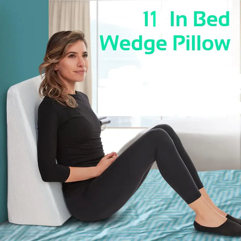 Premium Bed Wedge Pillow (20x18x11"): Enhanced Comfort & Support - Find Yours on TikTok Shop 0