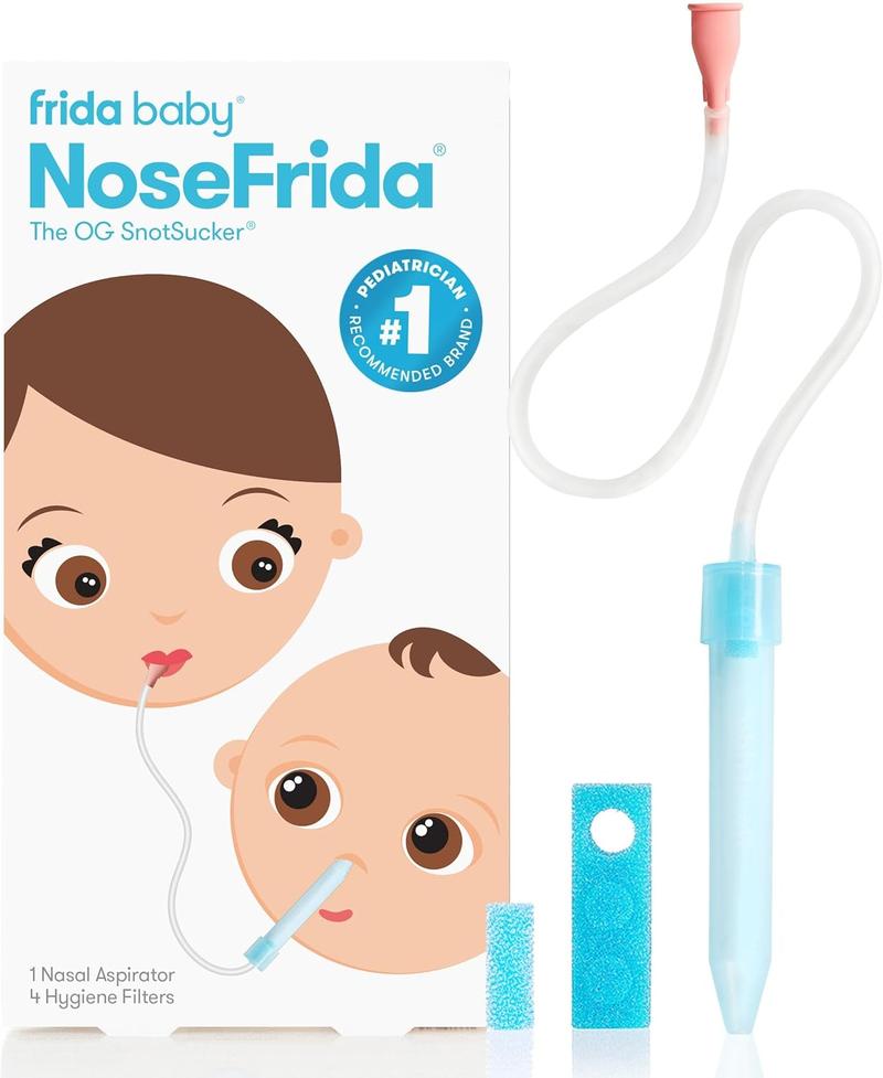 Product Introduction of Frida Baby NoseFrida the SnotSucker Nasal Aspirator with 4 Hygiene Filters 5
