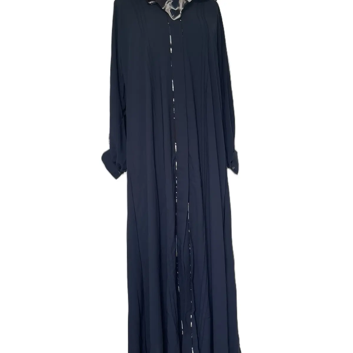 Navy blue frock abaya