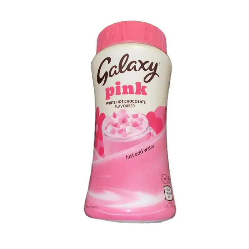 Galaxy pink - white hot chocolate flavoured 300g