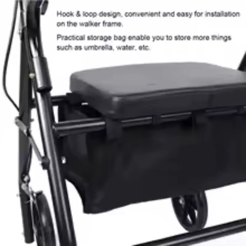 4 Wheeled Walker Rollator Wheelchair Frame Replacement Storage Bag Walker Bag Wheelchair Frame Storage Bag Wheelchair Frame Bag 1