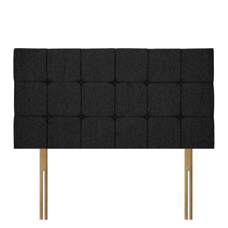 Chenille Fabric Cubic Divan Headboard Bed Head Upholstery Fabrics Headboard Headboards Upholstered Beds 20" Small Double King Super king size. 7