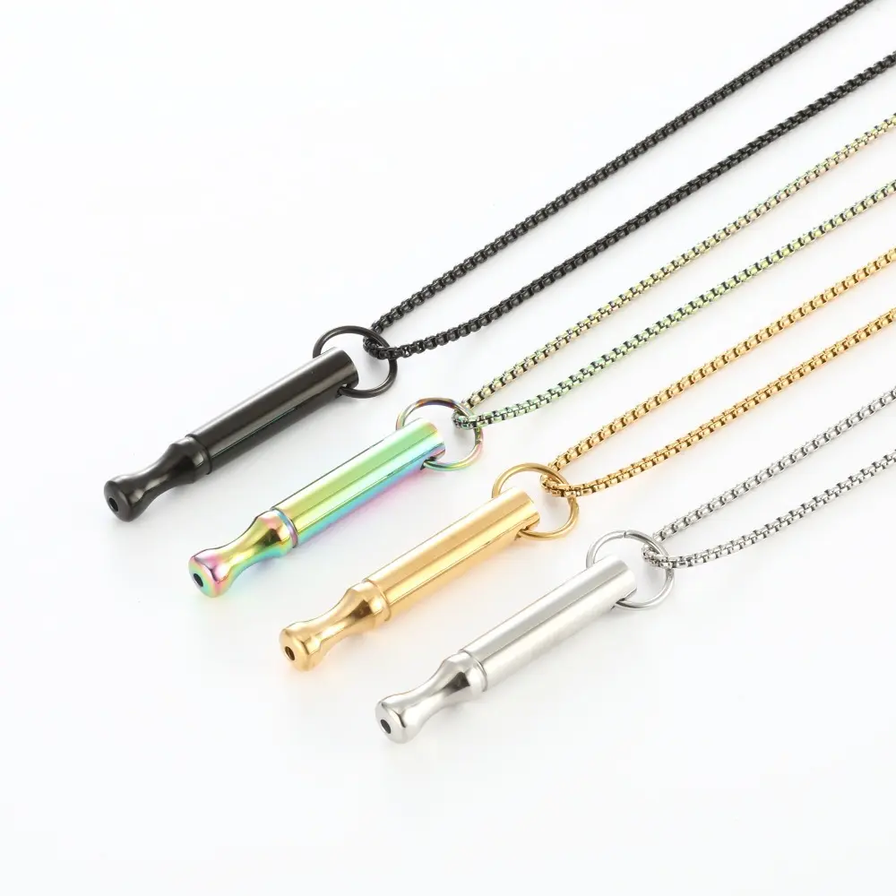 Breathing Necklace for Anxiety Relief Quit Smoking Tools Breathe Easy Necklace Stop Smoking Aids Breathlace Necklace Fum Vaporless Inhaler Breathless Anxiety Necklace for Women/Men