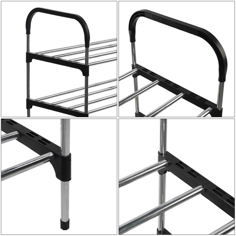 6 Tier Shoe Rack Stand Heavy Duty Sturdy Storage Self Organiser Up to 24 Pairs 8
