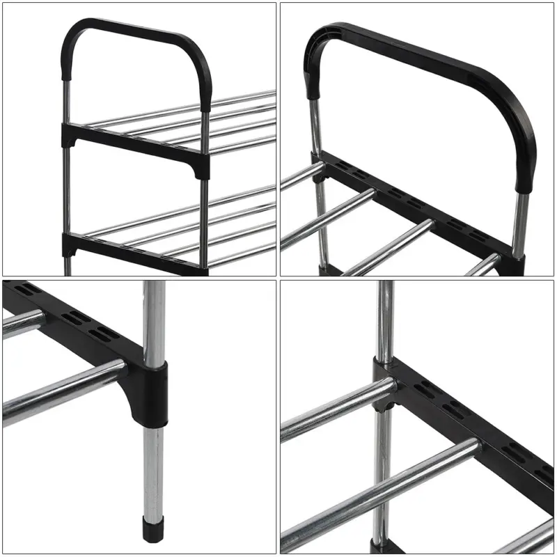 6 Tier Shoe Rack Stand Heavy Duty Sturdy Storage Self Organiser Up to 24 Pairs 8