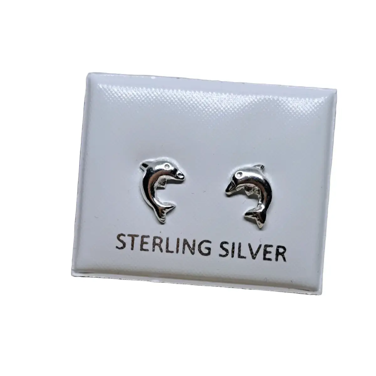 Sterling Silver Dolphins Earrings - Perfect for Any Occasion