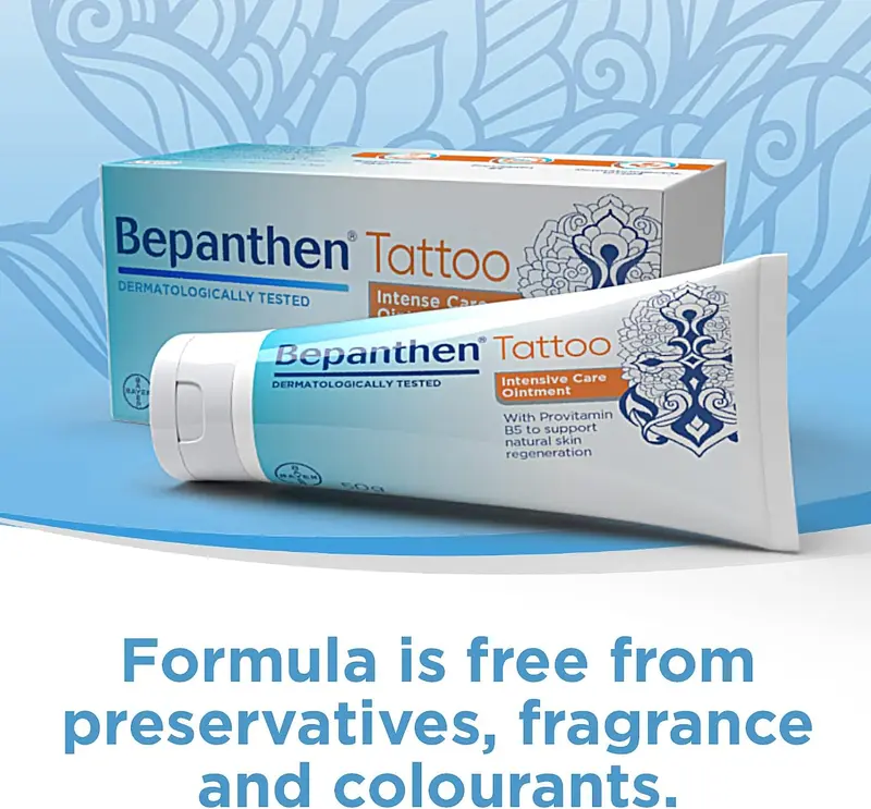 Bepanthen Tattoo Intense Care Ointment, Formulated with Provitamin B5, 50g 1