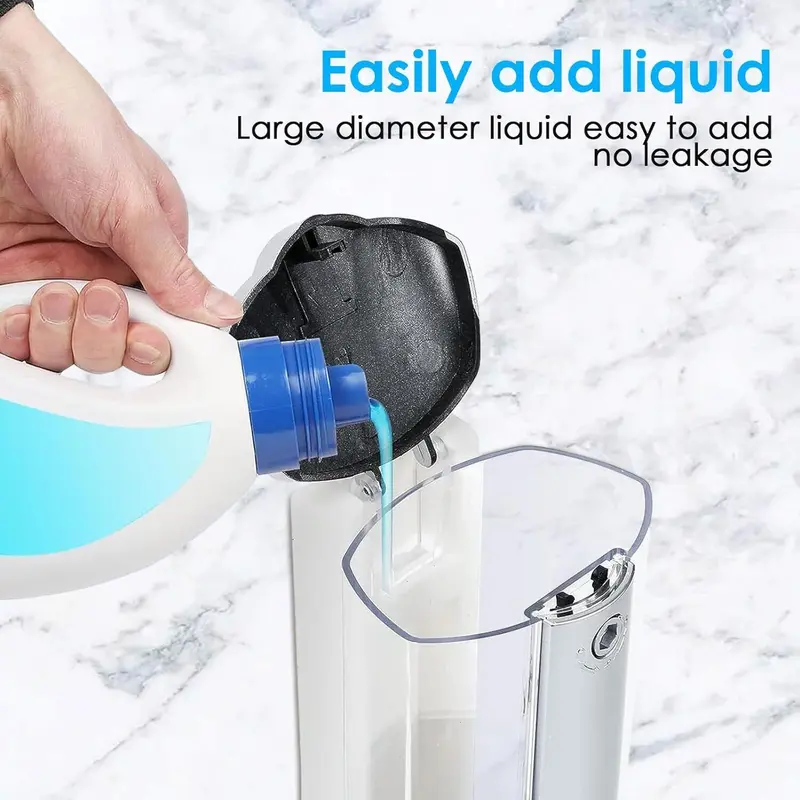 Wall Mounted Bathroom Shower Soap Shampoo Gel Dispenser Pump - 3 Bottles 1050ml 5