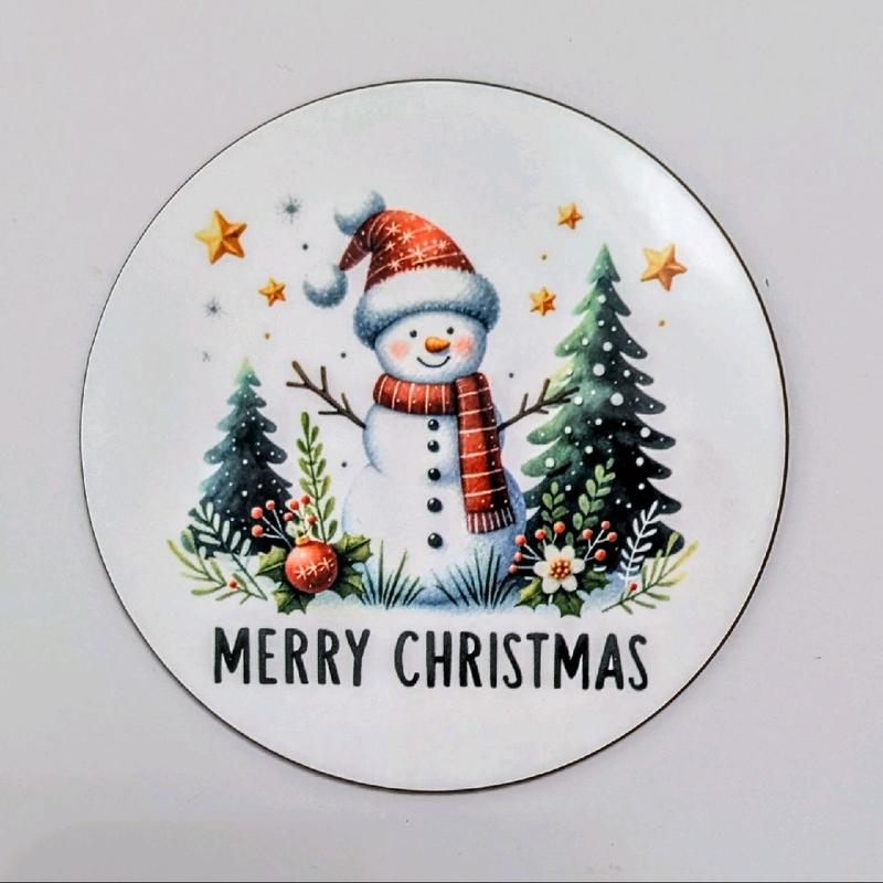 Snowman Coasters. 2