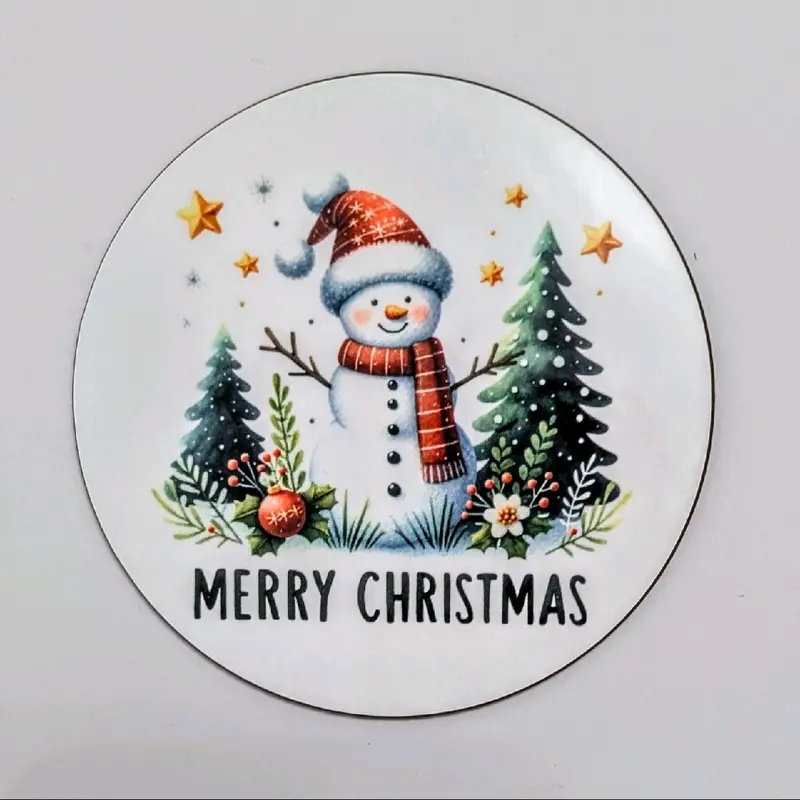 Snowman Coasters. 2