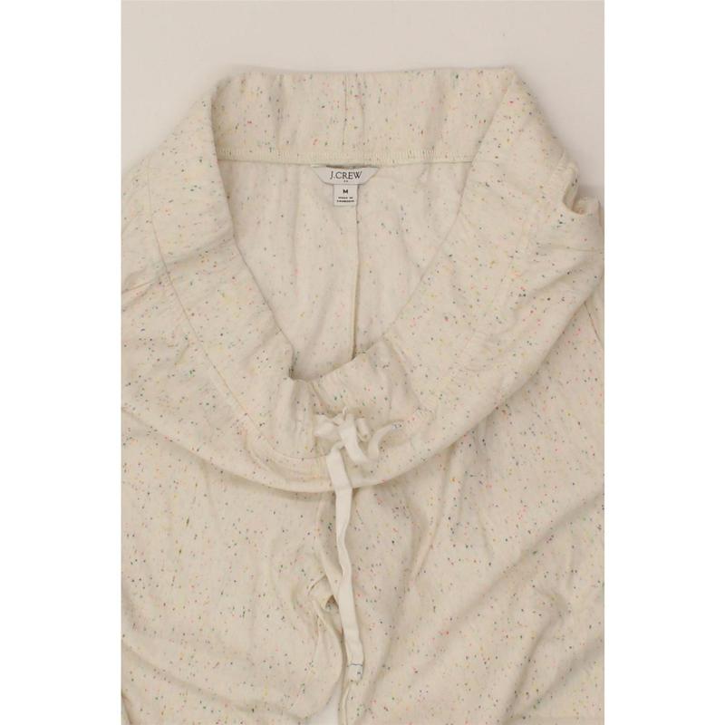 Pre-Owned Vintage J. CREW Womens Tracksuit Trousers UK 14 Medium White Flecked 3