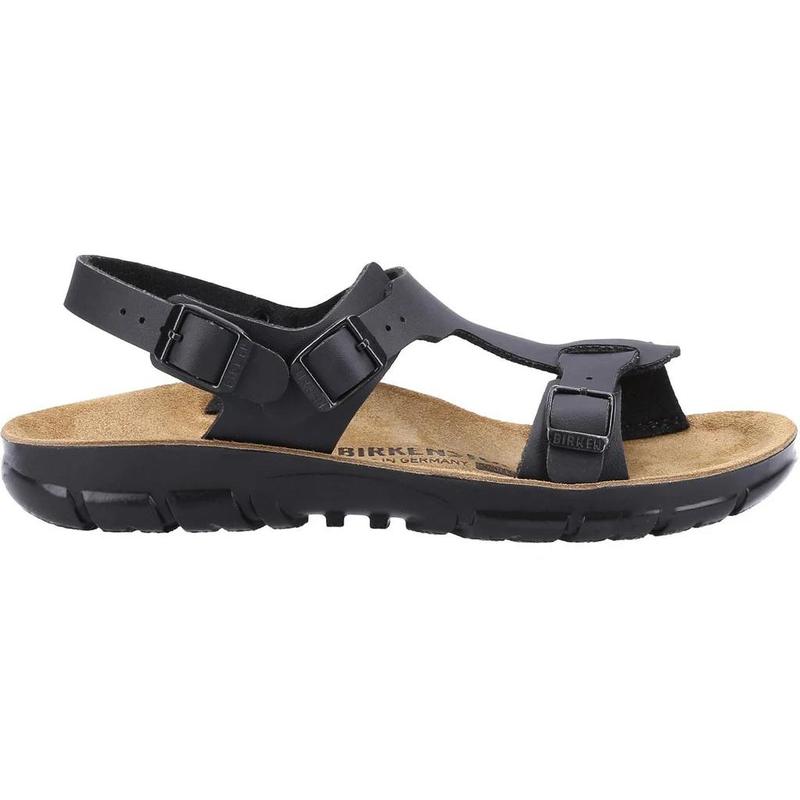 Birkenstock Women Sofia Mule Slip On Leather Clog Black Sandals 1