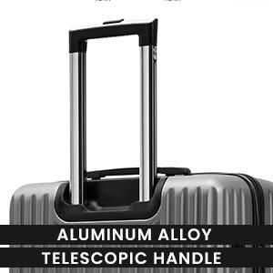 Product Introduction of Suitcase Large Hard Shell| Aluminum Telescopic Handle|TSA 3 Digit Combination Lock| 4 Dual Spinner Wheels| Large Suitcase 4 Wheels Lightweight| Hold Check in Large Luggage (White, Large 28") 3