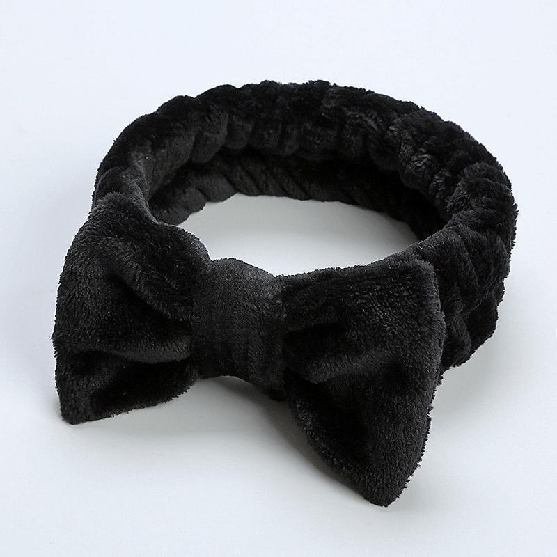 (Gift 2)Super-Soft Coral Fleece Hair Band - Quick-Dry Sports Face Wash & Makeup Spa - Solid Color, Stylish Headband for All-Day Comfort - One-Size-Fits-All Hair Accessories 3