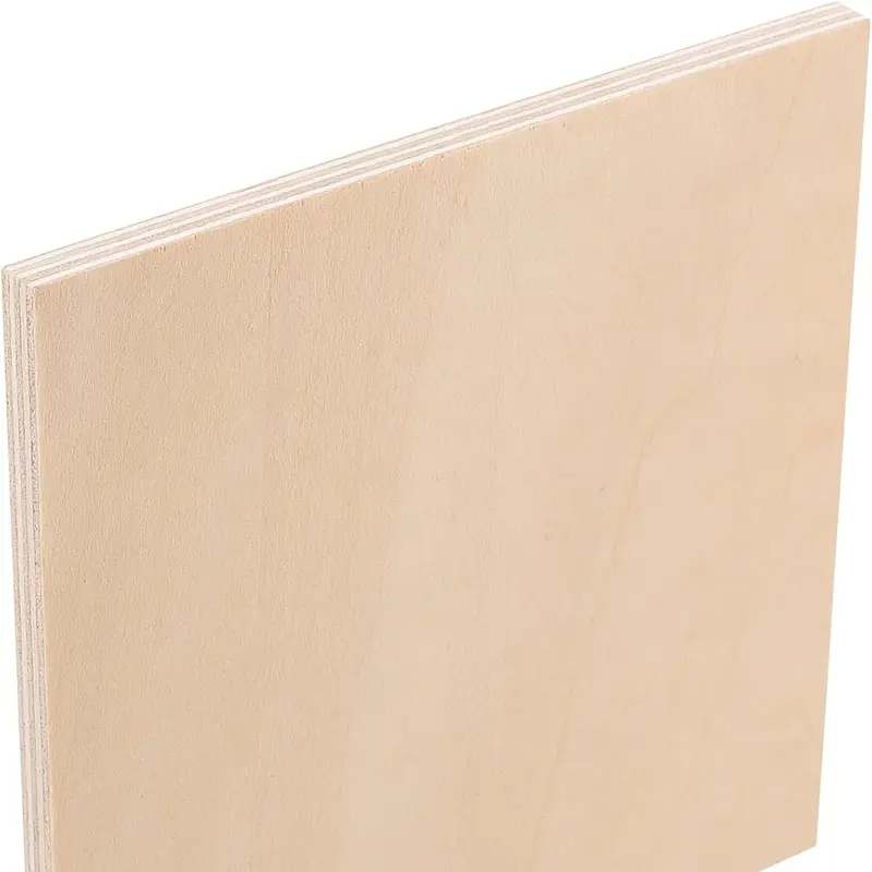 30 PCS 10x10 cm Basswood Sheets, Unfinished Blank Wood Squares 6mm Thin Wooden Plywood Sheets, Wooden Cutouts for Crafts Engraving Laser Cutting 4