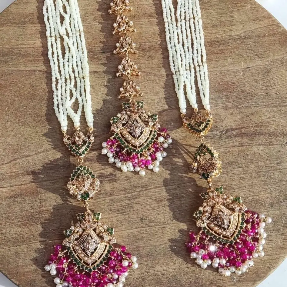 Pearl Saharey and tikka set