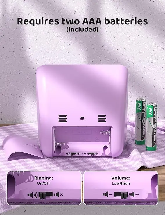 Visual Timer for Kids, 60 Minute Visual Countdown Timer Clock for kids Pomodoro Timer for Classroom Teaching Cooking 4