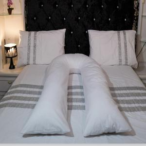 ARLINENS "Long U Shaped Pillow - 9ft/12ft with Hollow Fiber Fill for Full Body Support! comfy pillow cuddle pillow deepfilled pillows