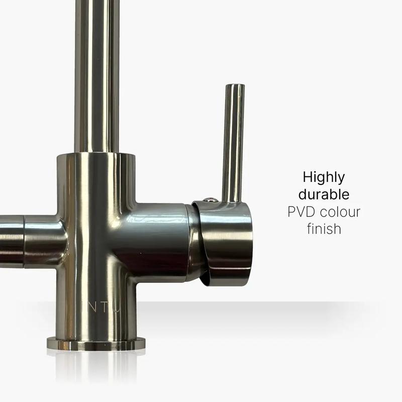Flair Brushed Nickel 3-1 Swan Cold Filtered Water Tap 1