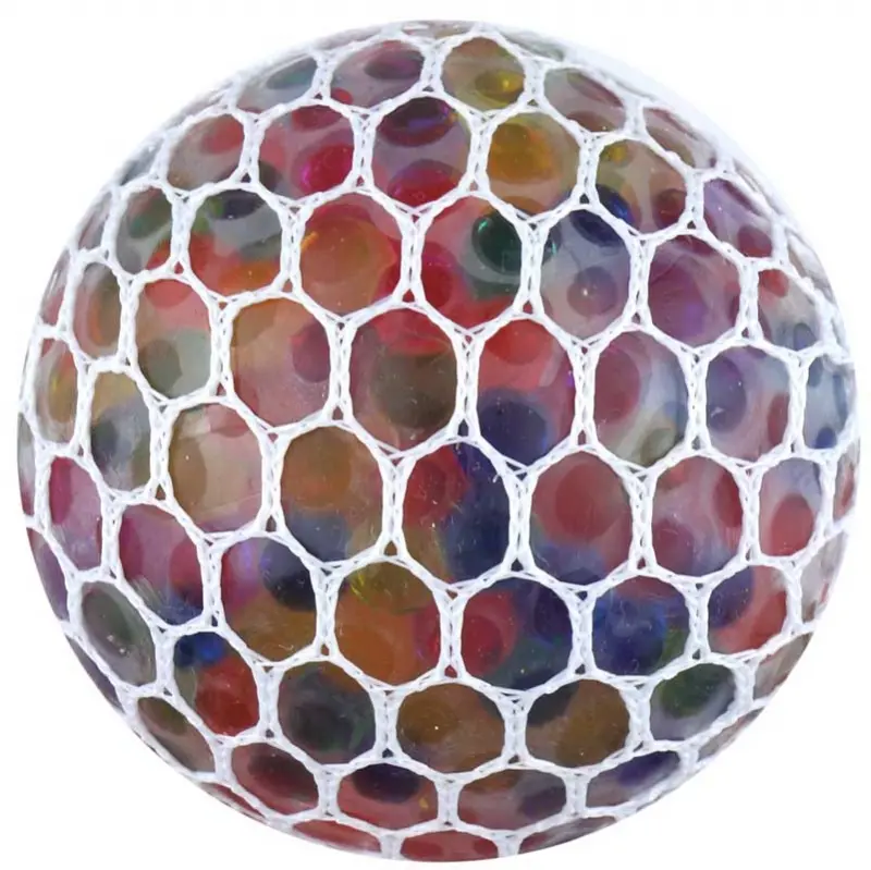 Mesh Stress Balls with Water Beads Alleviate Tension, Anxiety and Stress Relief Fidget Toys for Adults and Kids, Squeeze Toys Improve Focus and Satisfaction