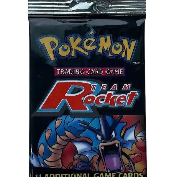Pokémon Team Rocket Unlimited Booster Pack (WOTC) - Long Crimp/Hang Tab Trading Cards 2