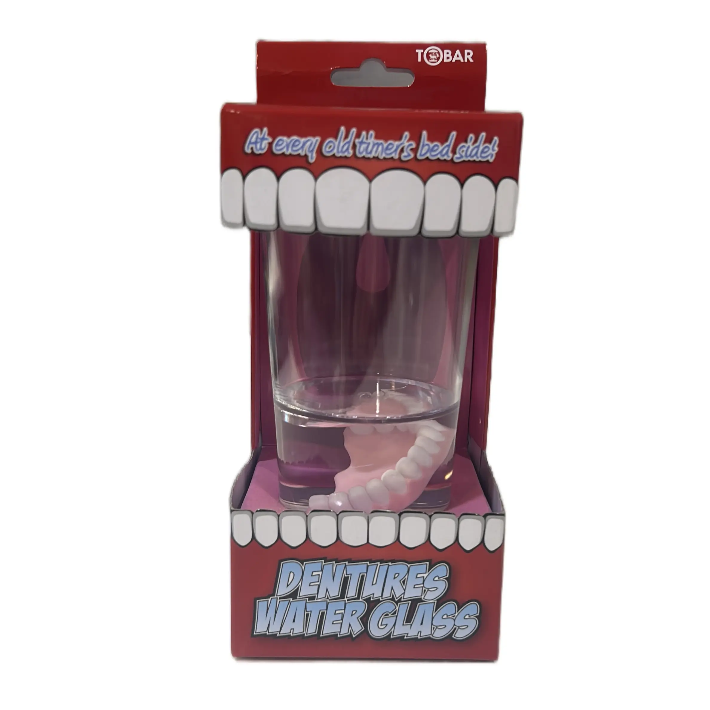 Dentures Water Glass Novelty Gift/Prank - Perfect for a Funny Gag