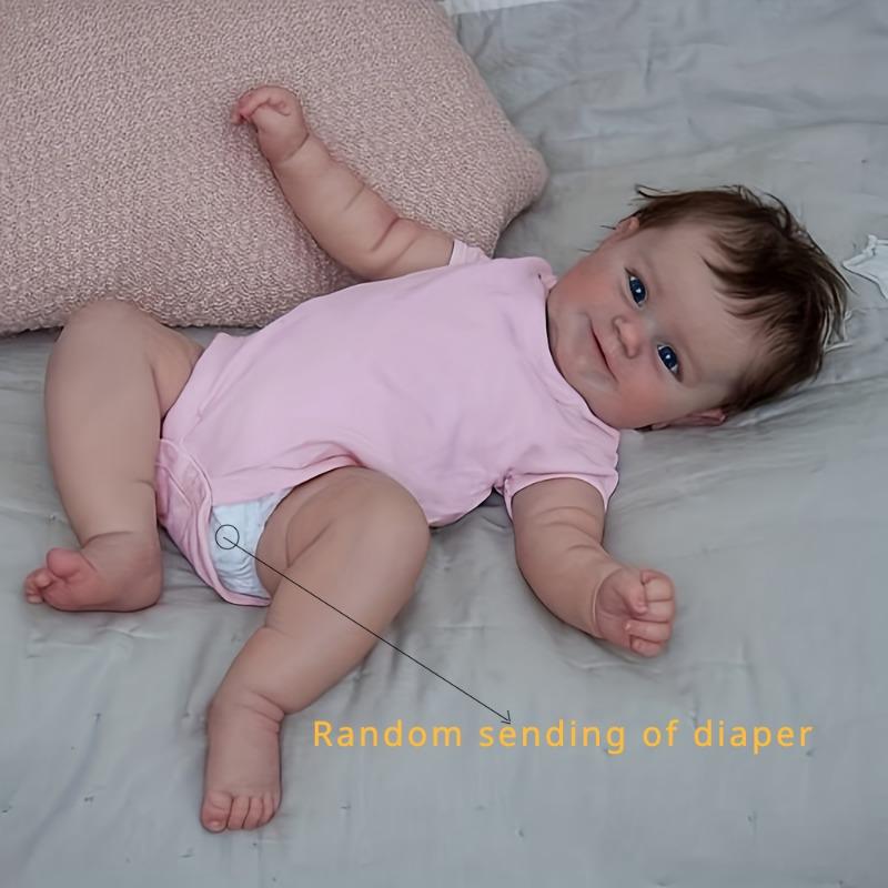 20inch 50cm Adorable Reborn Baby Doll With Full Body Vinyl Newborn Bebe Girl Princess Toddler Bath Toy Lovely Birthday Gift For Kids 7
