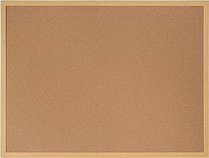 Office Cork Notice Board 60 x 40 cm, Black 3
