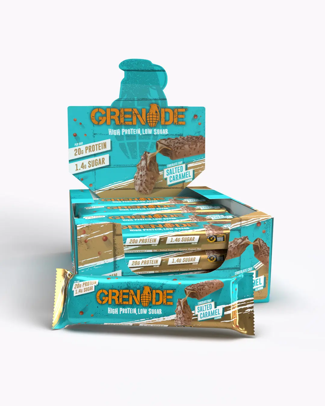 Grenade Chocolate Chip Salted Caramel Protein Bar