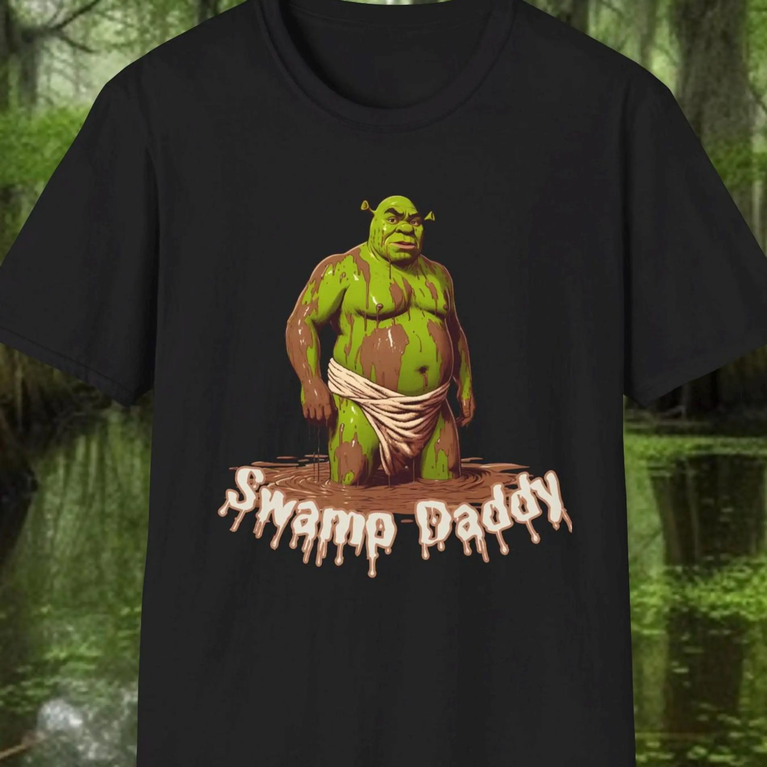 Shrek Swamp Daddy Parody Satire Gag Gift For Friends