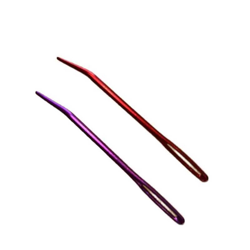 Steel Curved Needles 2 pack . crochet fyp