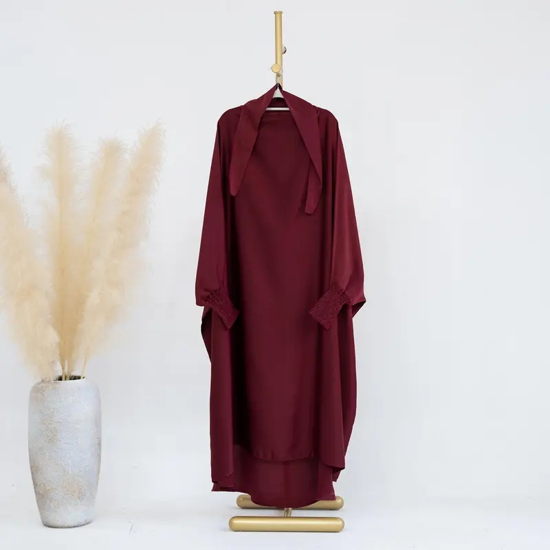 HS0720 Large Swing Solid Color Robe Children's Dress 6