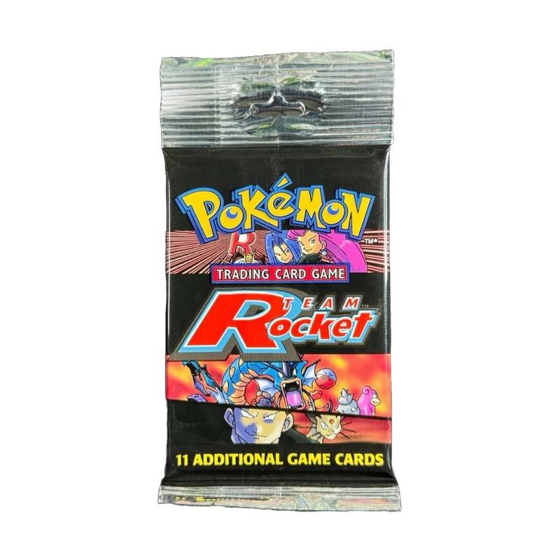 Pokémon Team Rocket Unlimited Booster Pack (WOTC) - Long Crimp/Hang Tab Trading Cards 0